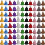 TIHOOD 99PCS Mini Knitting Hats Chr