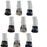 Bracevor Unisex Cotton Ankle Socks (Army Multicolor, 9)