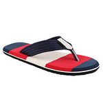 APPE FREE TO BE CASUAL Men Casual Slipper Flipflop Red, White 9 UK/India