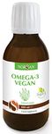 Omega-3 Oil Vegan, Vegetable Algae Oil, Pleasant Taste, Very High in EPA and DHA, 100ml by Norsan, English Label