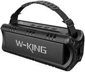 W-KING Bluetooth Speaker, 30W Portable Wireless Loud Speakers, IPX6 Waterproof Outdoor Speaker, 24H Playtime, EQ, AUX, TF Card, USB Playback, Powerful Speaker for Home, Party, Camping