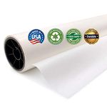 Glassine Roll - 48 Inches x 300 Feet, Acid Free, Neutral PH, Archival Grade, Food Grade, Archival Storage