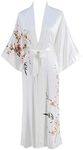 Ledamon Women's 100% Silk Kimono Lo