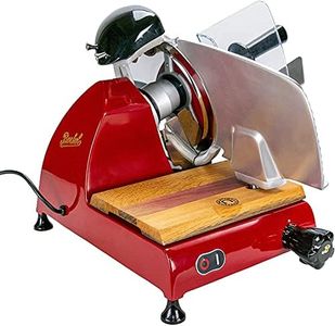 Palatina Werkstatt ® Berkel Red Line 250 | All Purpose Slicer | Red | + Handmade Barrel Wood Board from Old Wine Barrels Model 2021 | VK:1089