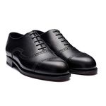 Costoso Italiano Black Leather Formal Lace Up Brogue Oxford Dress Shoes for Men (15)