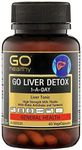 Go Healthy Liver Detox 1-A-Day 60 Vegecapsules, White (Pack of 1)