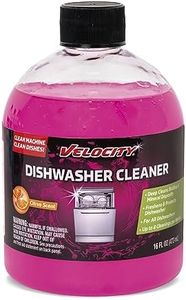 Velocity Dishwasher Cleaner and Deodorizer – 8 Uses Per Bottle. Dishwasher Cleaner and Descaler Deodorizes Interior for Sparkling Dishes, Freshens Machine & Neutralizes Odor