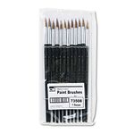 Charles Leonard Inc Paint Brush, Fine Camel Hair, Number 8, Aluminum Ferrules