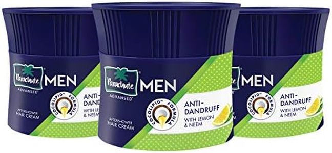 Parachute Advansed Men Hair Cream,Anti-Dandruff 100 gm (Pack of 3)