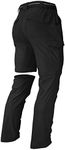 Men's Hiking Pants Convertible Zip 