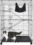 Homey Pet 50 Inch Cat Cages Indoor,
