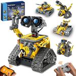 VKOL 5in1 Remote & APP-Controlled Creator Robot Dinosaur Building Toys, Stem Kits Toys for Kids 6-8, Creative Gifts for Boys Girls Kids Aged 6+, New 2023(435 Pieces)