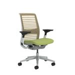 Steelcase Think Ergonomic Office Chair With LiveBack Lumbar Support, 4D Armrests, Sustainable Design Avocado