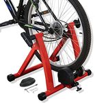 Magnetic Bike Trainer for Indoor Riding, 8 Resistance Setting, Stationary Bike Resistance Trainer for 26"-28" or 700c Road & Mountain Bikes