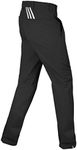 Adidas Men's Pure Motion Stretch 3-Stripes Pants - Black/Vista Grey S15, Size 38-32