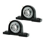 MAPLE ACE UCP205-14 R3 Triple-Lip Seal Pillow Block Bearing 7/8" Bore 2-Bolt Solid (2Pcs)