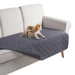 TAOCOCO Reversible Waterproof Sofa Cover: Sofa Bed Cover, Waterproof Furniture Protector Couch Cover, Sofa Slipcovers, Dog Sofa Bed(Dark Grey, 107 * 173CM)