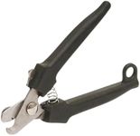Jeffers Pet Nail Clippers – Small Thin Blade, Plier Style Grooming Tool for Dogs & Cats, Stainless Steel Trimmer with Stopper Tap Screw, Spring Loaded Handle, Professional Pet Nail Clipper, Black