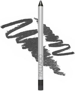 Palladio Precision Eyeliner, Silicone Based, Rich Pigment, Gentle Application, Dramatic Smoky Effect to Soft Everyday Wear, Sensitive Eyelids, Sets Itself, Can be Sharpened, Gray Sky
