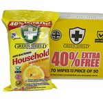 Greenshield Antibac Household Surface Wipes Box,70 Wipes Each 70 (Box Of 12)