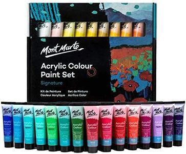 Mont Marte Signature Acrylic Colour Paint 36-Pieces Set, 36 ml