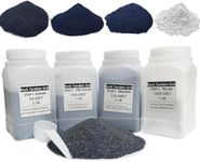 6 LBS Large Weight 4 Step Rock Tumbler Grit Set, Tumbling Media Refill-Coarse / Medium Grit / Pre-Polished / Final Polish, Works with Any Rock Tumbler, Rock Polisher, Stone Polisher