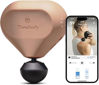 TheraGun Mini 2 Handheld Massage Gun – Compact Deep Tissue, 3 Attachments, Desert Rose
