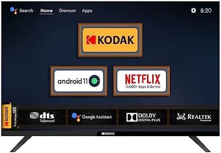 Kodak 80 cm (32 inches) 9XPRO Series HD Ready Certified Android LED TV 329X5051 (Black)