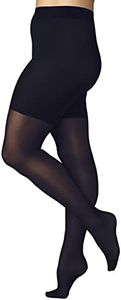 FALKE Women's Beauty Plus Tights, Semi Opaque 50 Denier, Stockings for Women, Blue (Marine 6179), C SHORT, 1 Pair