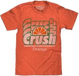 Tee Luv Men's Orange Crush Logo Shi