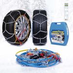 Goodyear 77937, 12 mm Passenger Car snow chains, TUV and ONORM approved, size 250. Suitable for SUV, vans, motorhomes and 4x4