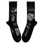 The Rolling Stones Mono Band Logos New Official Unisex Black Uk Size 7-11 Size UK Size 7-11, Black, M