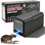 Electronic Rat Traps That Kills Instantly, Electric Mouse Trap Indoor, 8000V High Voltage Rat Killer, Professional Pest Control Trap with Sound & Light Alarm for Kitchen, Garage, Warehouse