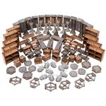 SMONEX Token Set Compatible with Frosthaven Board Game - Laser Engraved Dungeon Terrain Pack