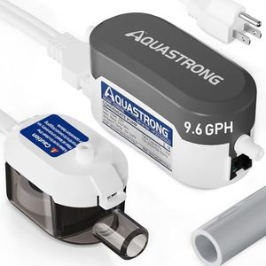 Aquastrong HVAC Condensate Pump, 115V/230V, Automatic Safety Switch, AC Condensate Removal for Air Conditioner, Furnace, Dehumidifier, 3.3' Power Cord, 9.6 GPH Mini Split Condensate Pump