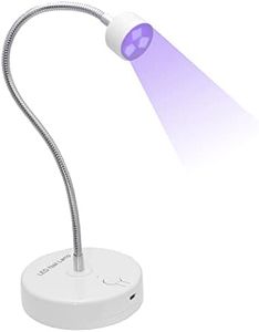 ITOWNKN Flash Cure Gel Nail Lamp, UV LED Mini Nail Light, Portable Gooseneck Nail Lamp for Gel Polish, Professional Cordless Nail Dryer for Home & Salon Manicure