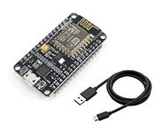 Scriptronics® ESP8266 NodeMCU CP2102 Amica ESP-12E Internet WiFi Development Board Open Source Serial Wireless Module Internet for A_rduino IDE (Nodemcu With Usb Cable)