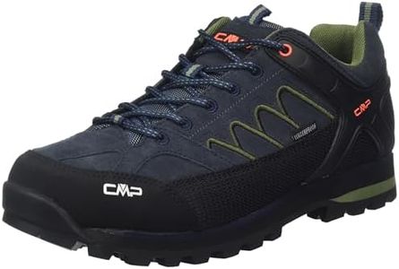 CMP Men's Moon Low Trekking Shoes Wp-31q4787 Walking Shoe, B Blue Peat, 10.5 AU