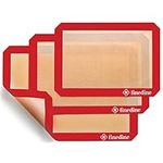 Fine Dine-Silicone baking mat set of 3-red