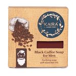 kaira natures touch Black Coffee Soap for Men - 125gm | Soaps Online | Black Coffee Soap Online | Black Coffee Shop for Men Online | Soaps | Natural Soaps for Men Online