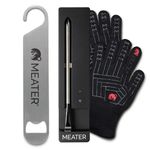 MEATER SE Bundle: Smart Wireless Meat Thermometer for Everyday Cooking with Heat-Resistant Mitts & Bar Blade Opener | Bluetooth Range for Oven, Hob, Air Fryer & More | 50+ Recipes in App