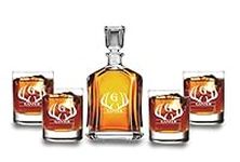 Custom bourbon decanter set - Monog