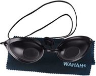 WAHAH 3D Hydrating Moisture Sleep Mask for Dry Eye Relief, Hydrating Dry Eye Relief Sleep Mask, CPAP Moisture Eye Mask for Sleeping, Best Sleep Eye Mask for Women and Men (Dark)