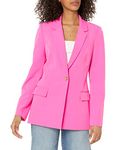 The Drop Women's Blake Long Blazer, Rose Pink, 3XL Plus