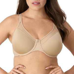 Bali Women's One Smooth U Ultra Light Illusion Neckline Underwire Bra, Nude,34D