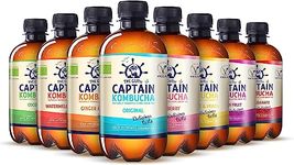 The Gutsy Captain Kombucha - 12 x 400ml MixBox - Kombucha Tea, Certified Organic - Natural Fermented Probiotic Drink, Raw and Vegan