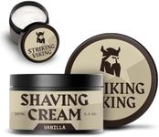 Striking Viking Shaving Cream for Men, Vanilla Scented Shaving Cream Mens - Sensitive Skin Shaving Cream That Helps Moisturize, Protect & Soothe Skin Irritation, 5.3 Fl. Oz (Pack of 1)