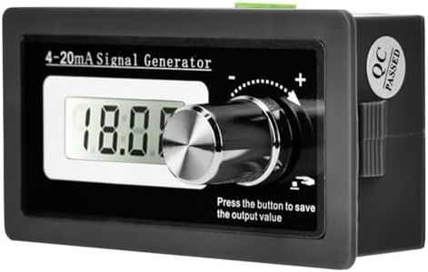 Current Loop, Two-Wire High Accuracy 4-20mA Current Loop Signal Generator LCD Transducer Test Signal Current