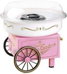 Portible Cotton Candy Machine - Retro Cotton Candy Machine Candy Floss Maker Machine for Kids with 1 Sugar Scoop, and 10 Serving Sticks