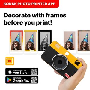 Kodak Mini Shot 2 Retro Instant Camera Printer – White